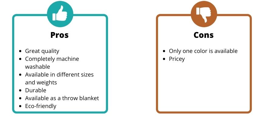 Baloo Weighted Blanket Pros Cons