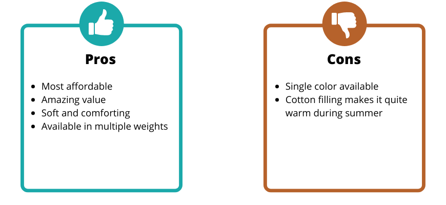 Tranquility Weighted Blankets Pros Cons